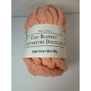 Loops & Threads Cozy Blanket Yarn‎ Pink 10.5 Oz 32 Yds Each Jumbo